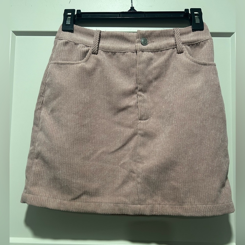 Junior’s XS Pink Corduroy Mini Skirt $7